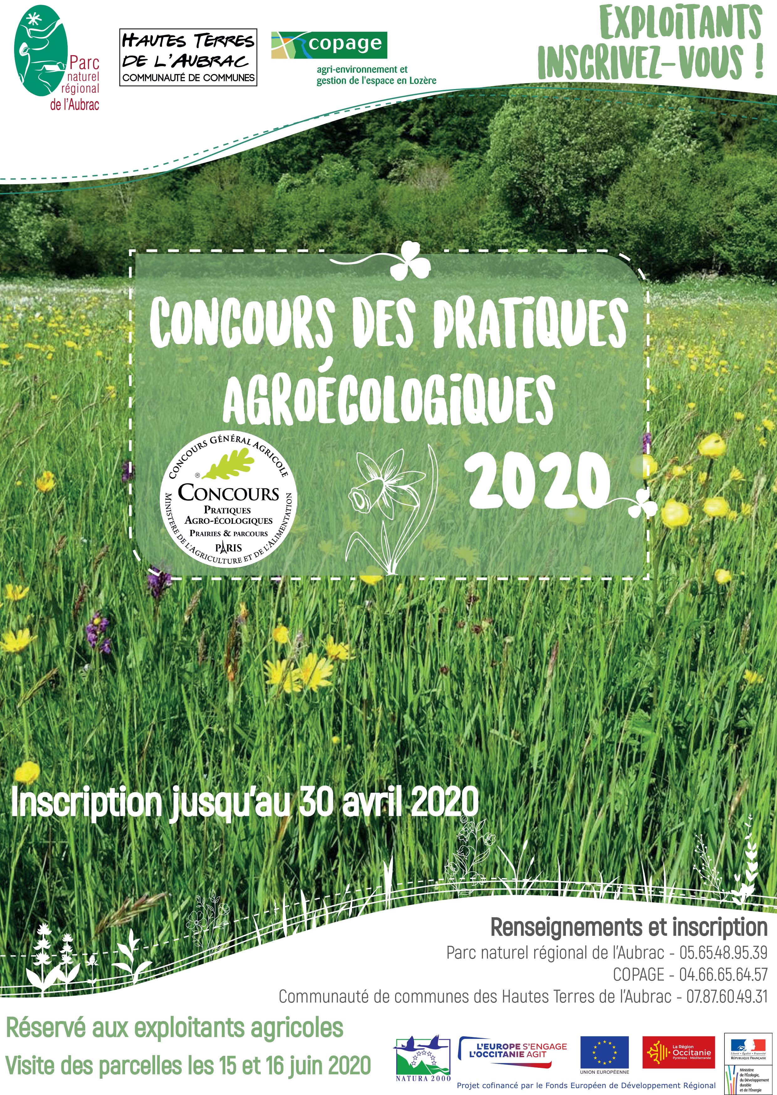 Affiche 2020 Concours Pratiques Agroécologiques